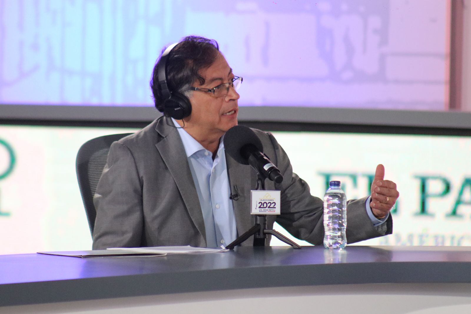 Gustavo Petro en El Debate Decisivo: sus propuestas para la justicia y controlar la inflación. Foto: Redacción W Radio