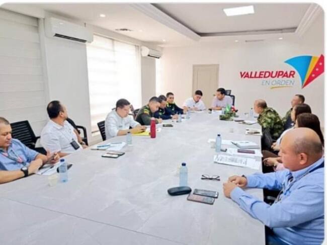 Consejo de Seguridad Personería de Valledupar. Foto: Cortesía Personería Valledupar