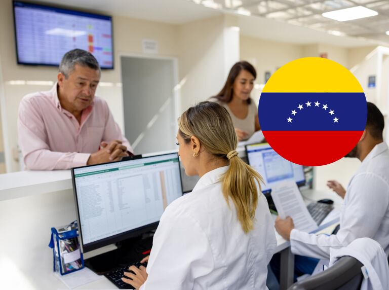 Sistema de salud colombiano / Bandera de Venezuela (Getty Images)
