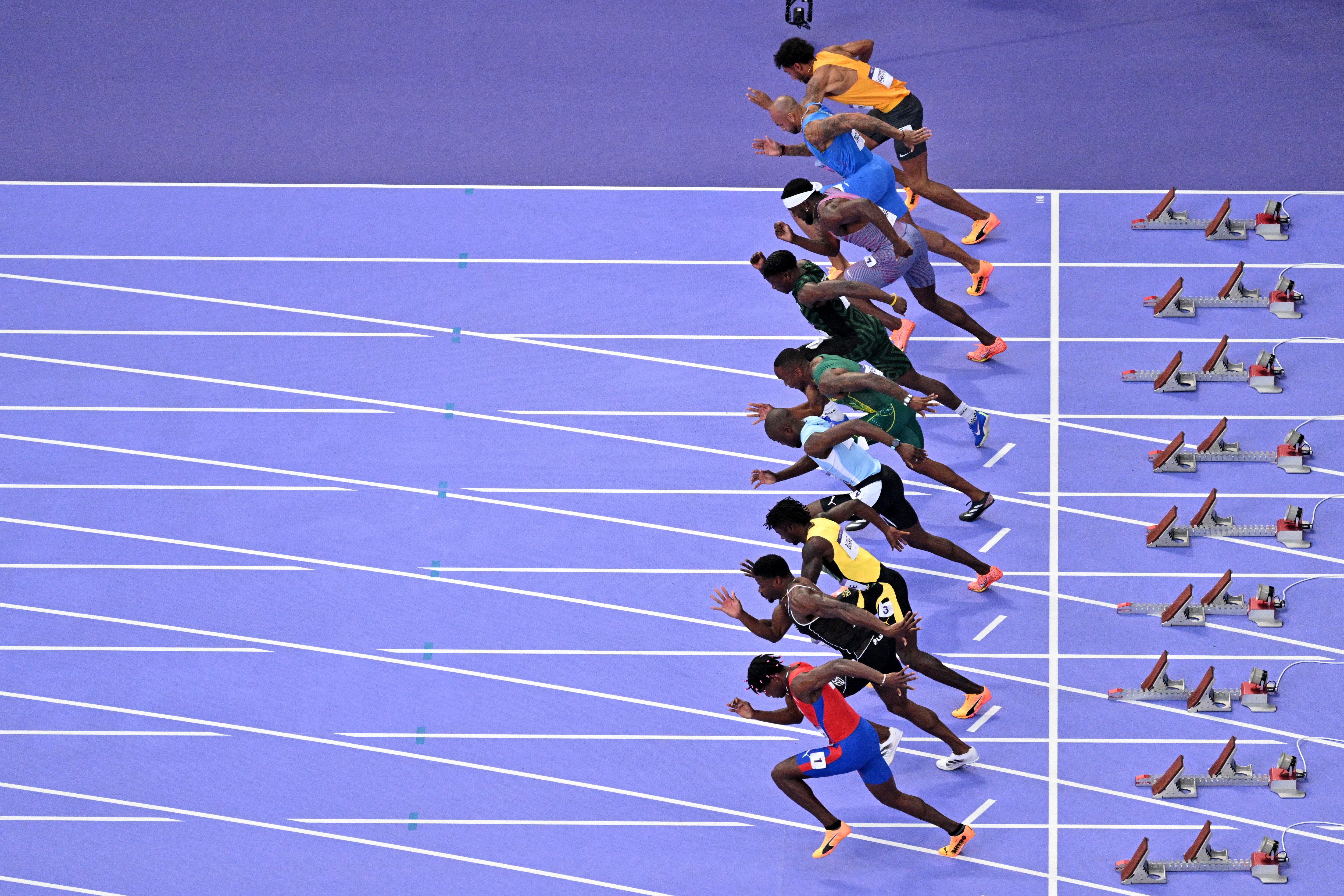 Final 100 metros planos Juegos Olímpicos París 2024 | Foto: GettyImages