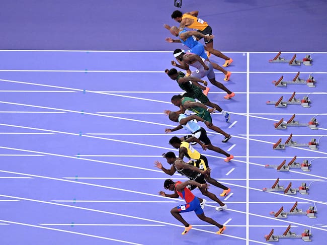 Final 100 metros planos Juegos Olímpicos París 2024 | Foto: GettyImages