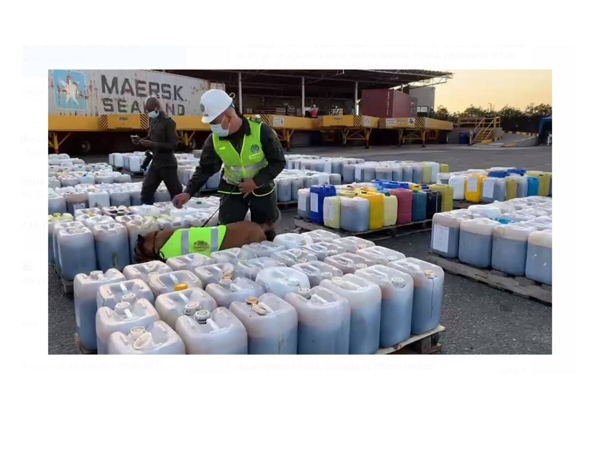 Decomisan más de tres toneladas de cocaína que iban de Cartagena a España y México