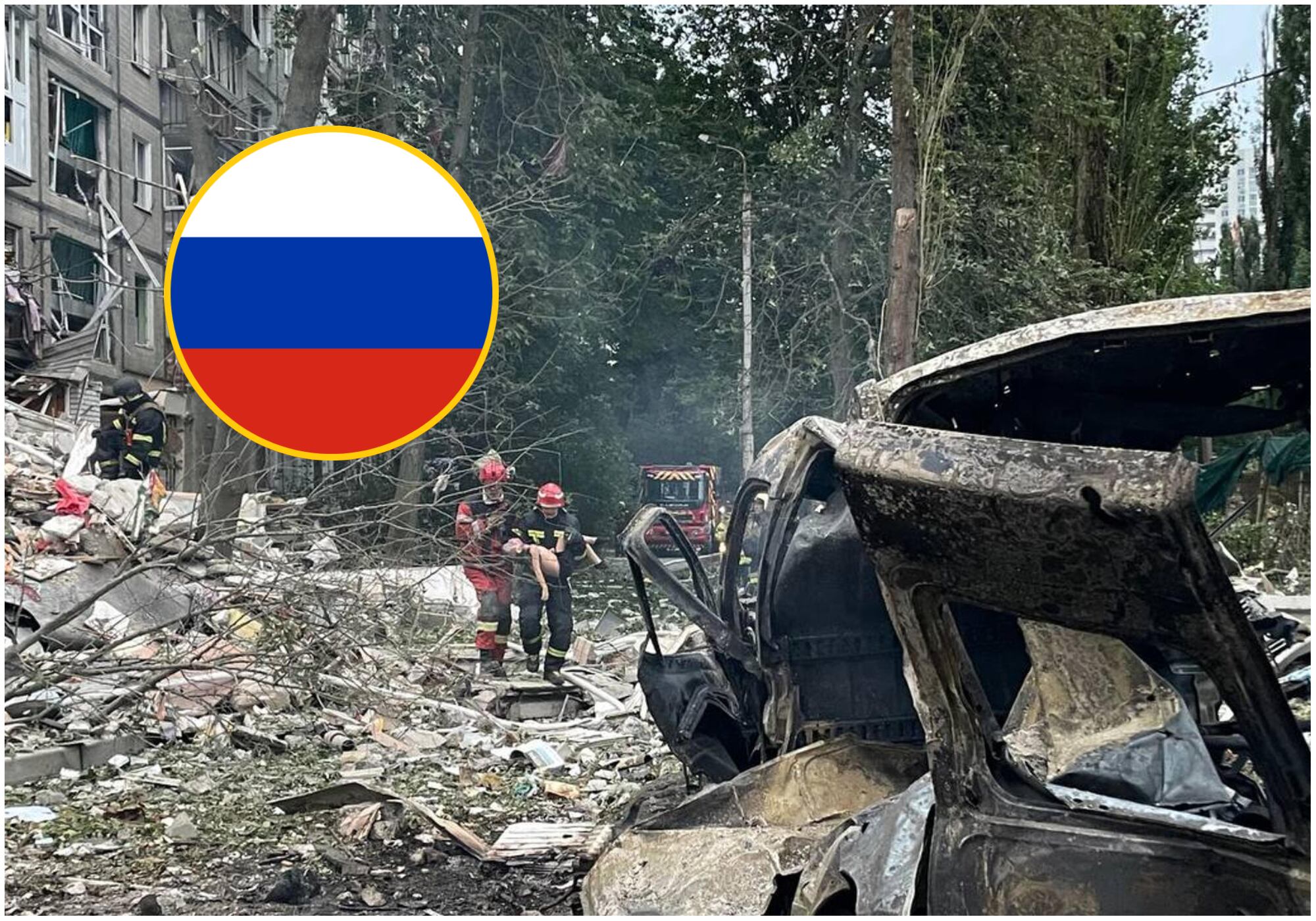 Nuevo ataque ruso con drones dejó un muerto cerca de Kiev. Foto: EFE.