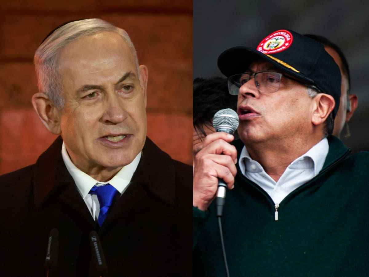 “Israel no recibirá lecciones de un antisemita”: el duro mensaje de Netanyahu contra Petro