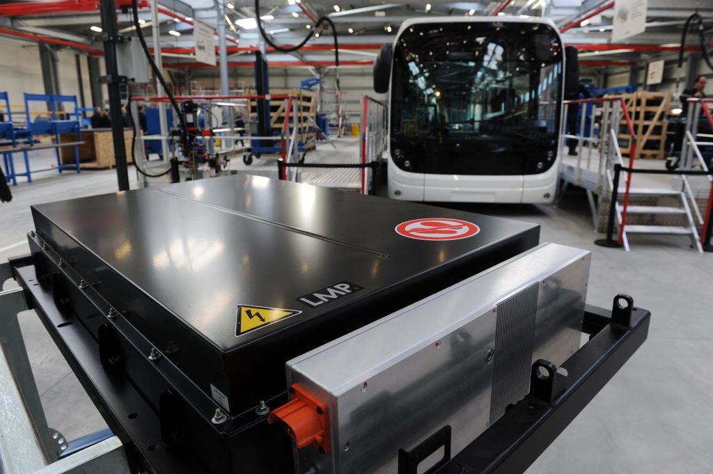 Lithium batteries (Photo by FRED TANNEAU/AFP via Getty Images)