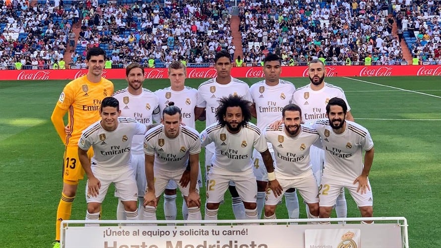 James regresó al a titular del Madrid. Foto: @realmadrid/ Twitter