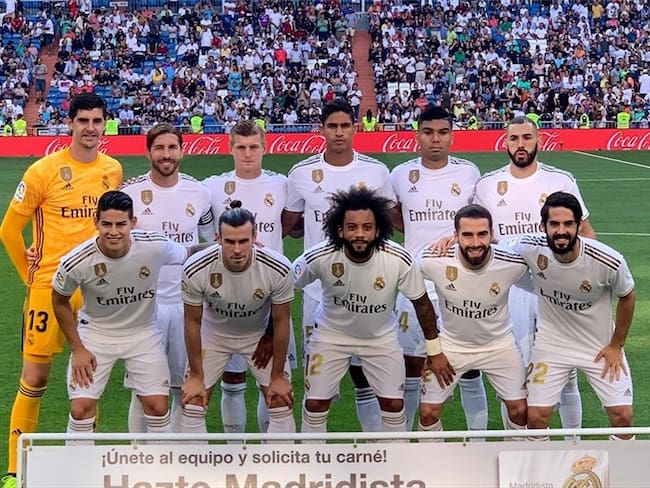 James regresó al a titular del Madrid. Foto: @realmadrid/ Twitter