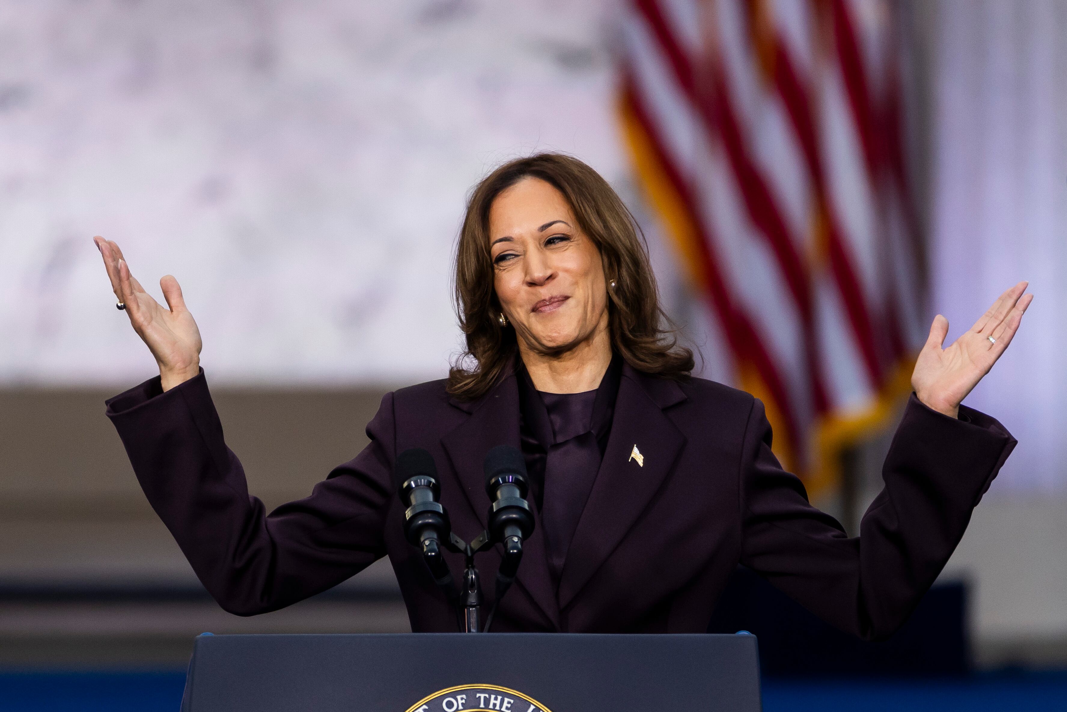 Kamala Harris FOTO: EFE/EPA/JIM LO SCALZO