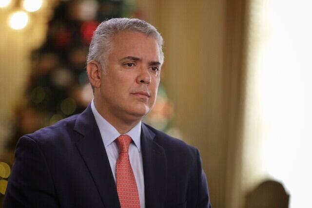 Presidente Duque recorrió locaciones donde se rueda el largometraje ‘Freelance’. Foto/Colprensa.