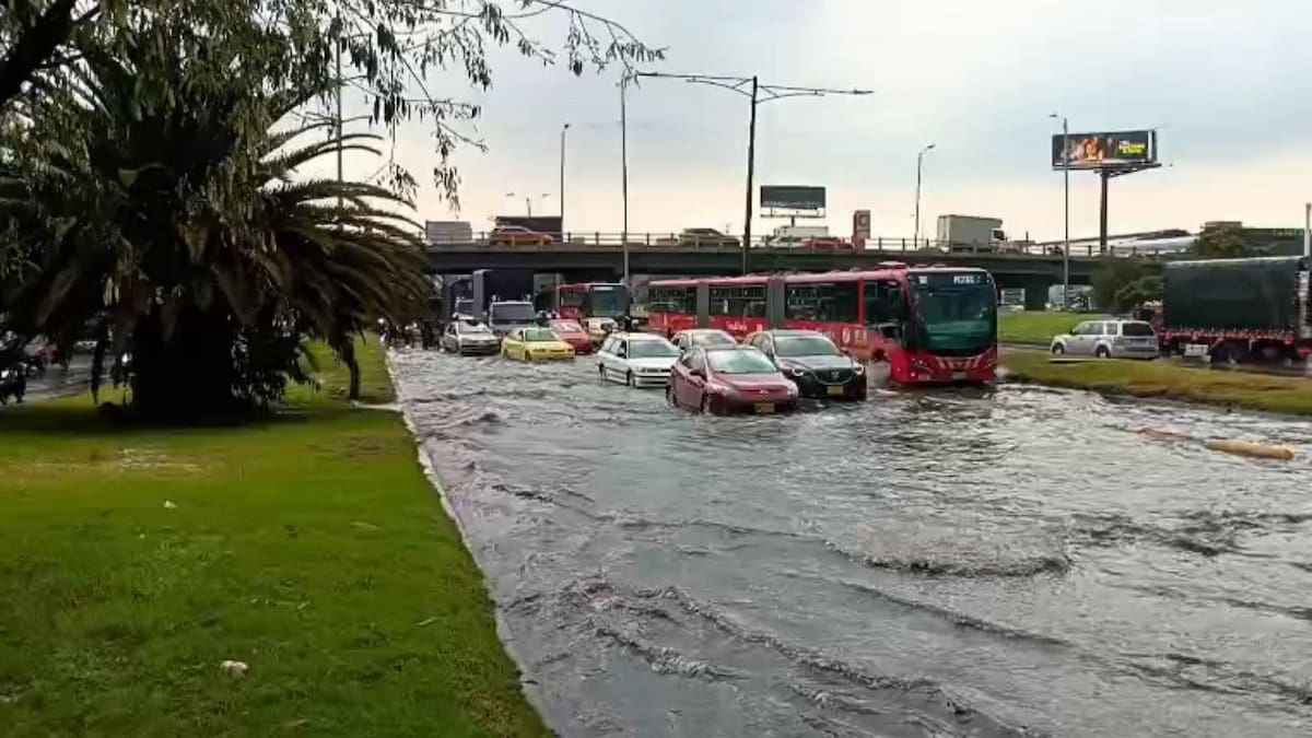 Encharcamientos y aumento en los niveles de los cauces de canales: reporte de lluvias en Bogotá