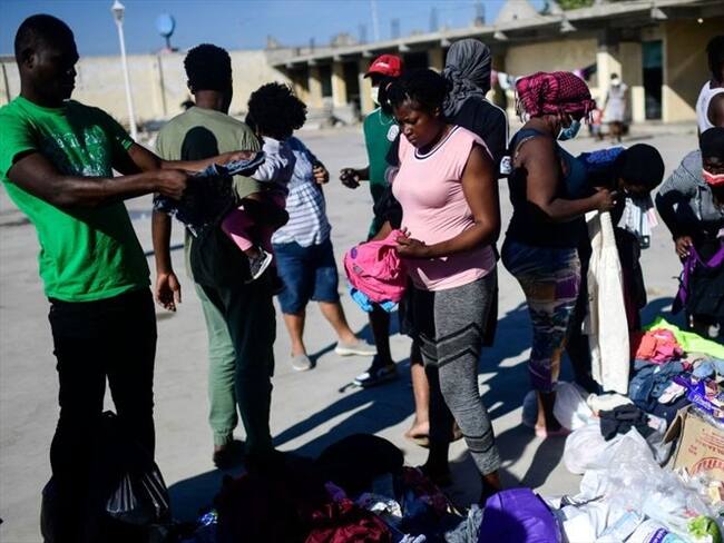 ¿Cuál es la situación de los migrantes haitianos en la frontera estadounidense?