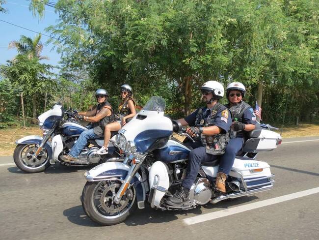 Los harlistas, con apoyo del IDER y la Armada Nacional, entregarán donaciones a la comunidad de Isla Grande. Crédito: Foto/cortesía Harley Owners Group-HOG.