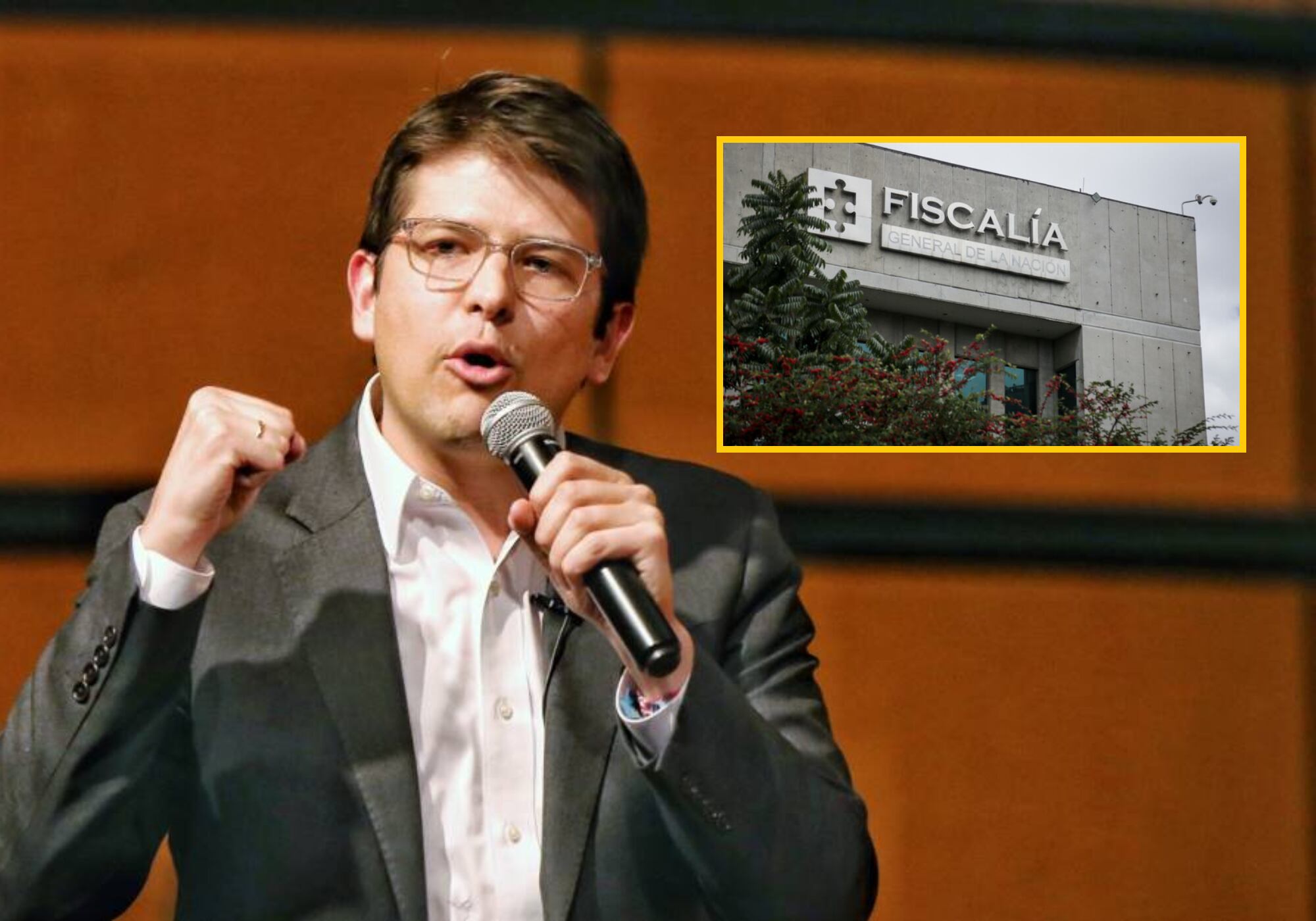 Miguel Uribe y Búnker de la Fiscalía. Foto: Colprensa / (Colprensa - Mariano Vimos)