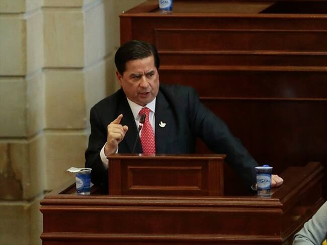 Juan Fernando Cristo dvirtió que las acusaciones pretenden atacar a la persona del presidente Santos, más que a la campaña. Foto: Colprensa - Juan Páez