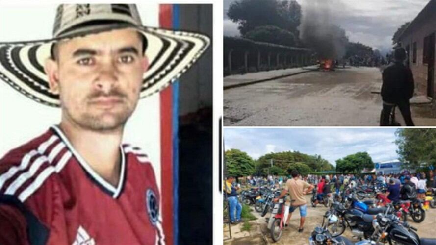 Muere joven en procedimiento de la fuerza pública en el municipio de Ábrego. Foto: Cortesía