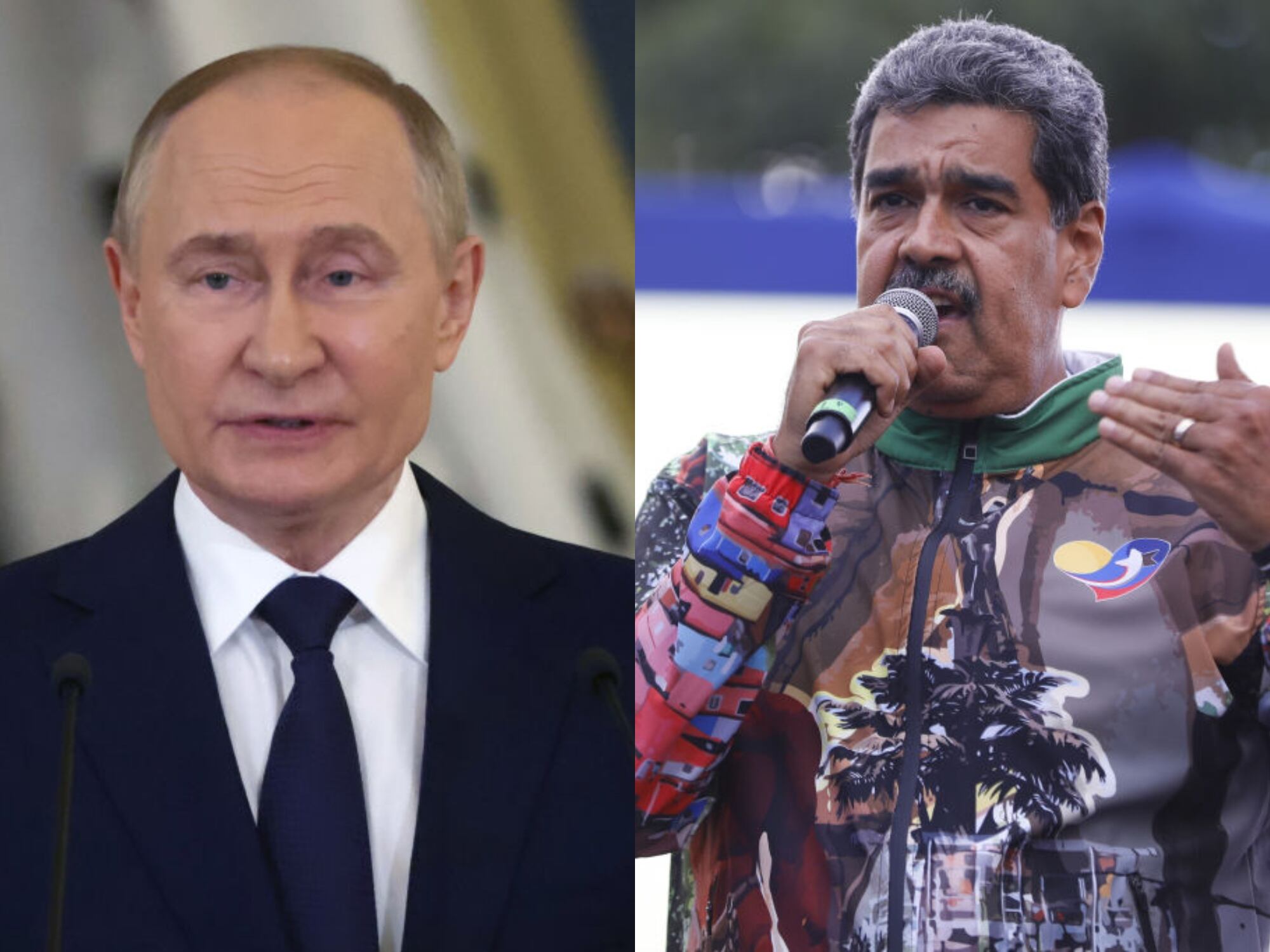 Vladímir Putin y Nicolás Maduro. Foto: Contributor/Getty Images/Pedro Rances Mattey/Anadolu vía Getty Images