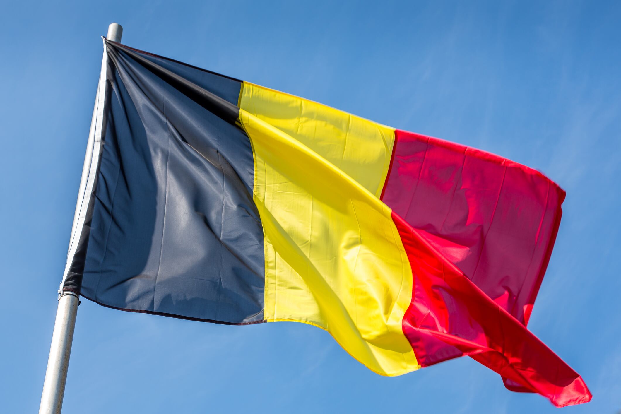 Bandera de Bélgica imagen de referencia. Foto: Getty Images