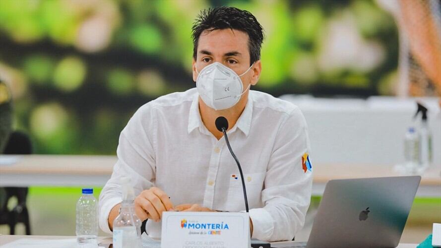 Alcalde de Montería propone declarar alerta naranja por aumento en ocupación UCI.Foto:Prensa Alcaldía Montería