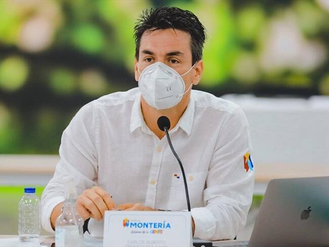 Alcalde de Montería propone declarar alerta naranja por aumento en ocupación UCI.Foto:Prensa Alcaldía Montería