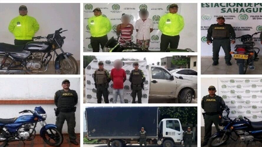 Carros recuperados. Foto: Agencia EFE