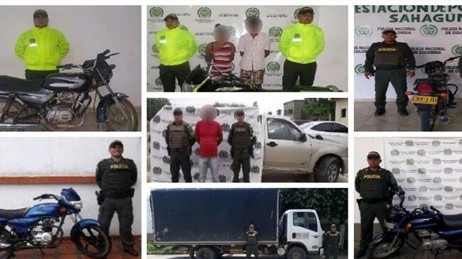 Carros recuperados. Foto: Agencia EFE