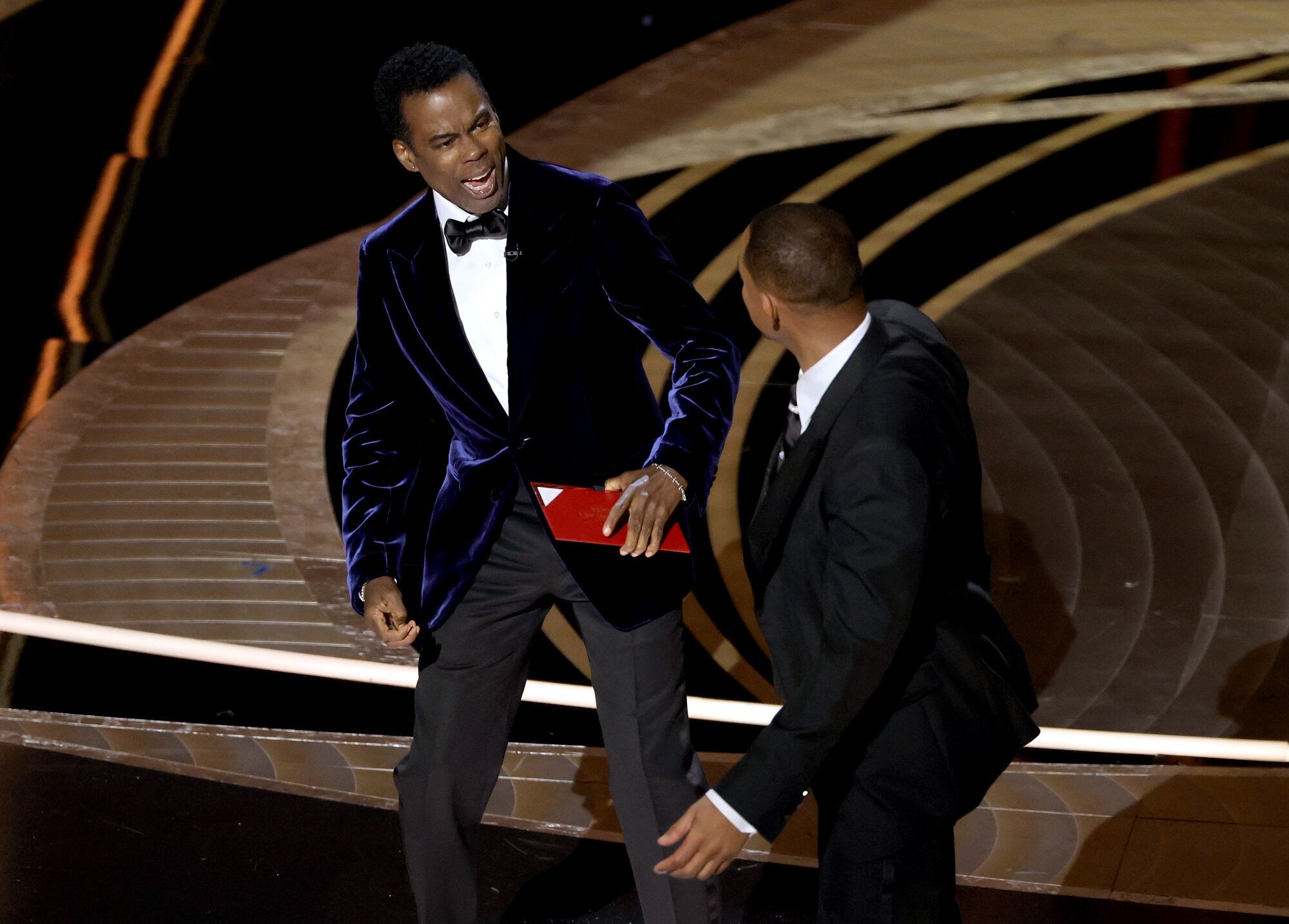 Will Smith golpeó a Chris Rock en los Premios Óscar. (Photo by Neilson Barnard/Getty Images)