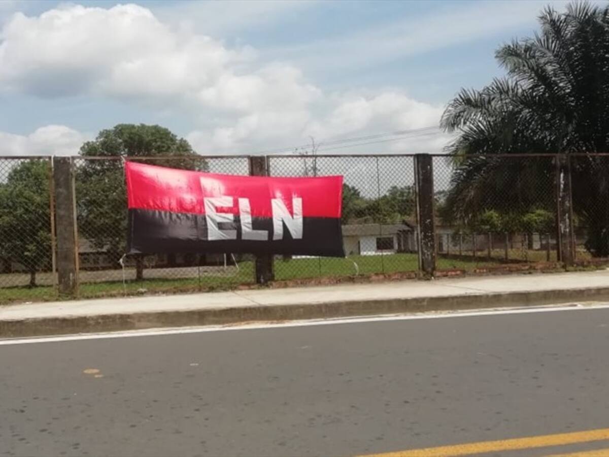 ELN instaló sus banderas en varias zonas del municipio de Cubará, Boyacá