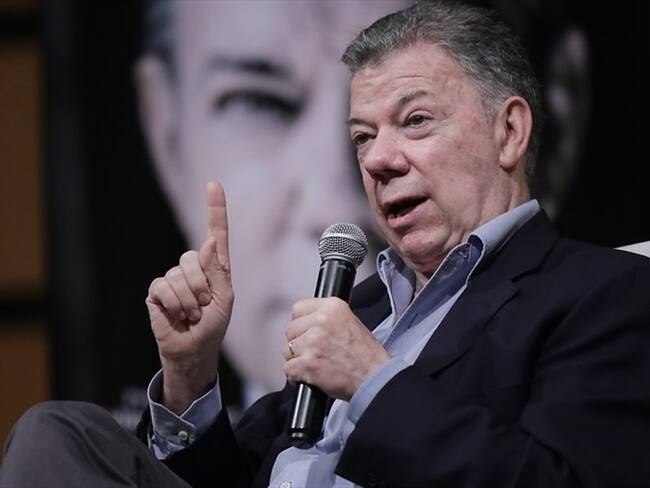 El expresidente Juan Manuel Santos. Foto: Colprensa