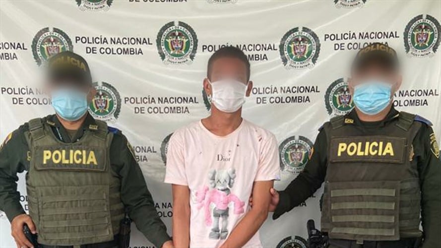 En medio de una riña, agreden a un policía en el norte de Montería.Foto: prensa Policía Montería.