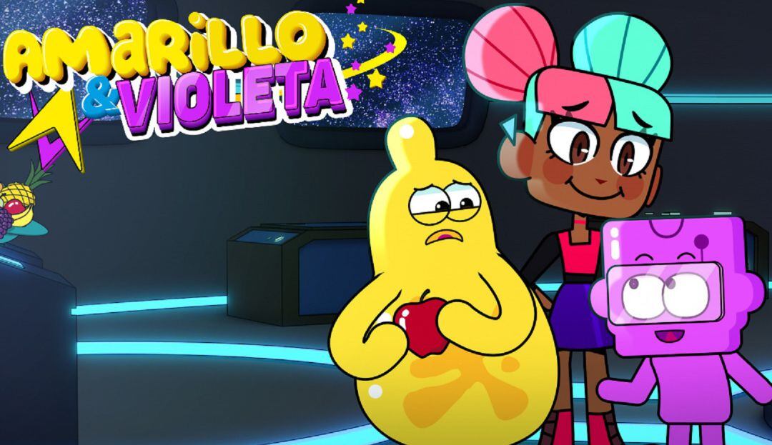 Amarillo Y Violeta, serie animada. Foto: 3DadosMedia