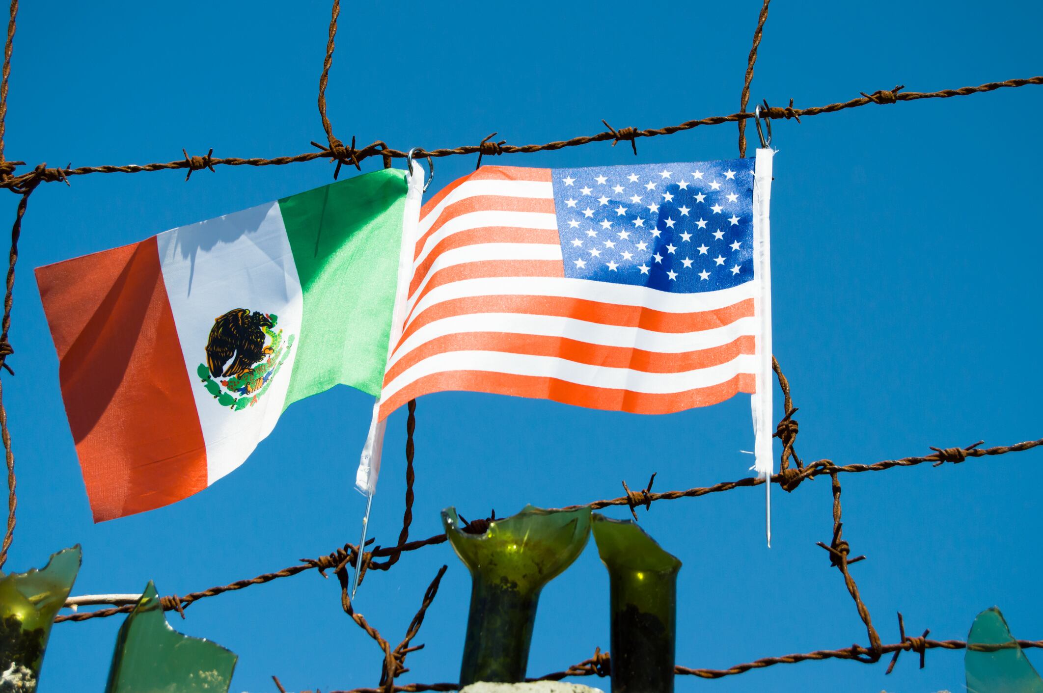 Imagen de referencia, frontera Estados Unidos y México. Foto: GettyImages