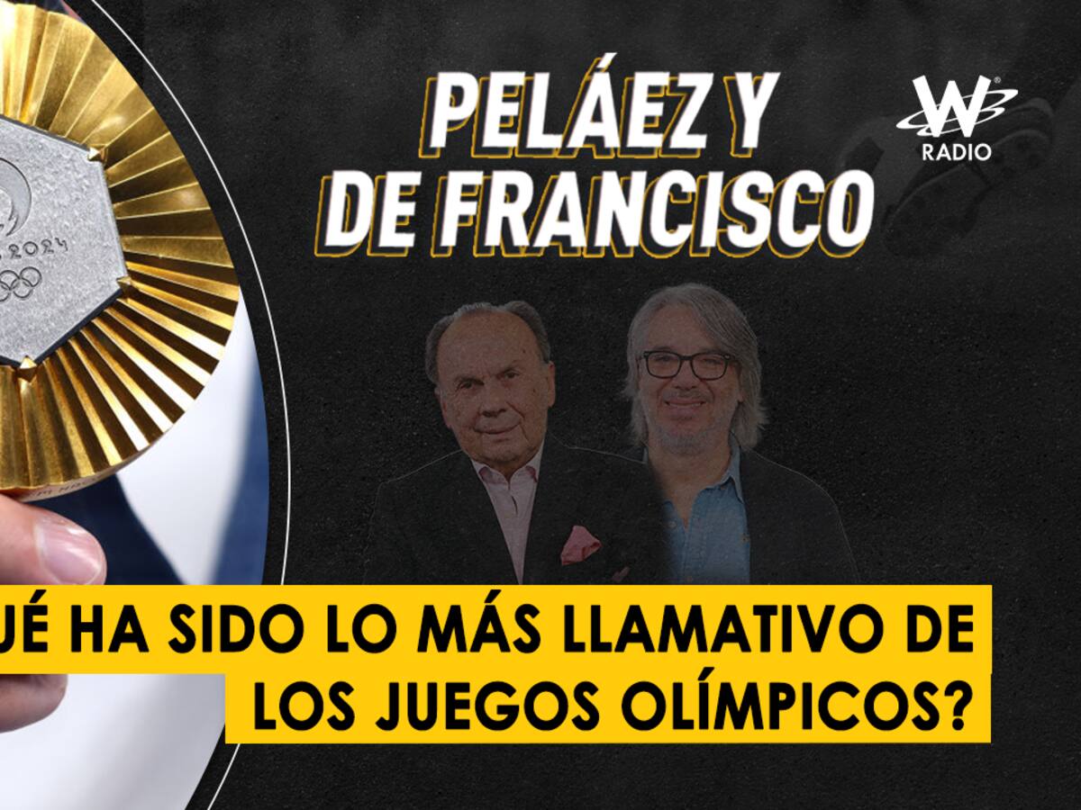 Escuche aquí el audio completo de Peláez y De Francisco de este 1 de agosto de 2024