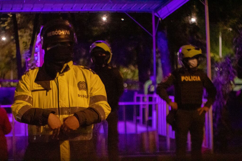 Denuncian caso de abuso policial en Bogotá. Foto: Getty Images