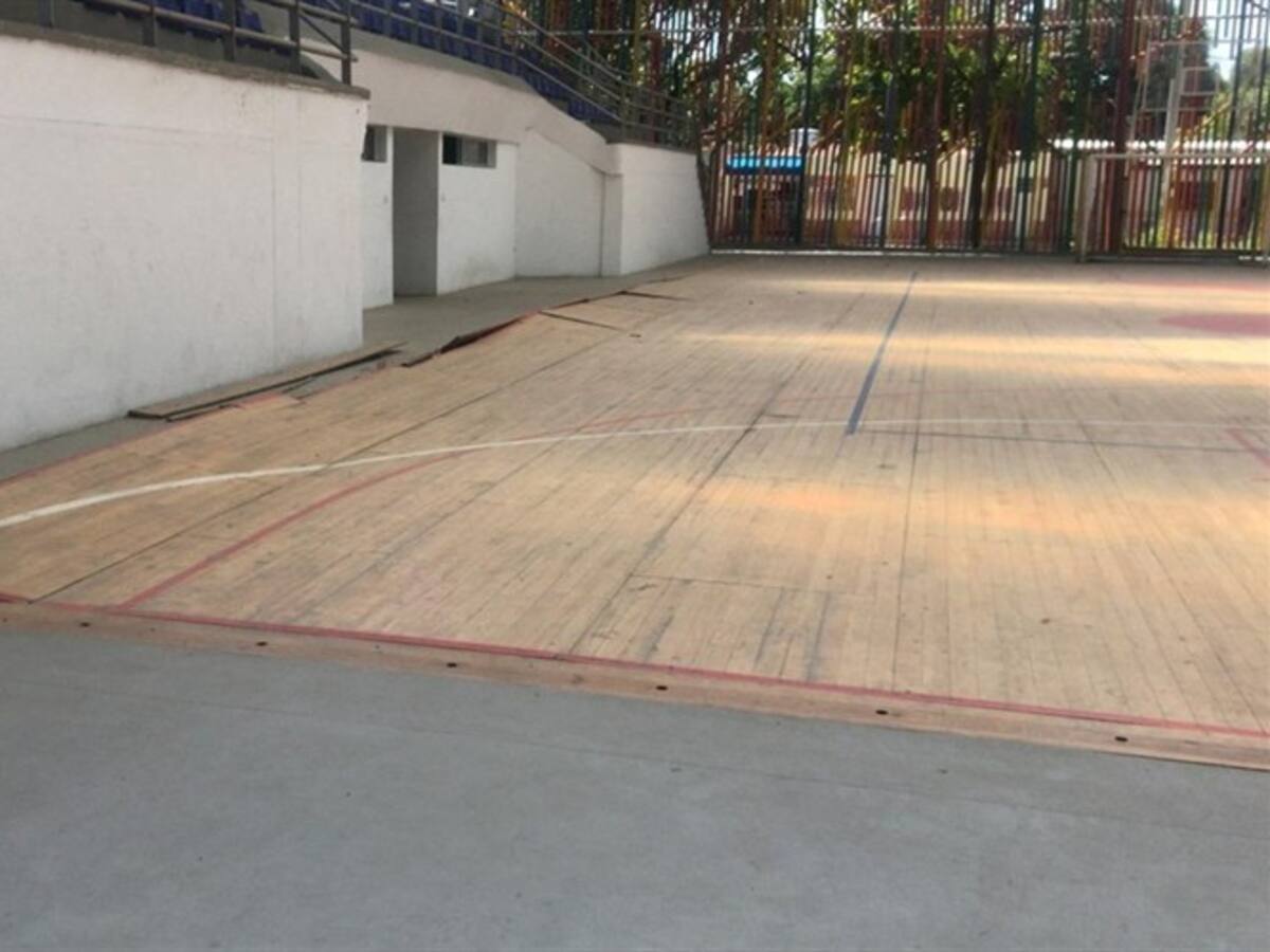 Denuncian abandono del coliseo Gaira, una de las obras de los Bolivarianos de Santa Marta