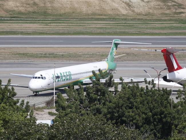 Areolínea venezolana Laser. Foto: Pedro Mattey/Anadolu via Getty Images)
