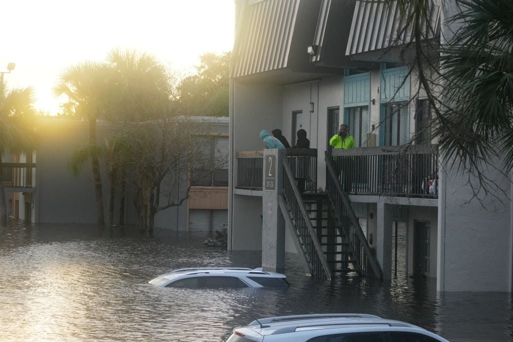 Huracán Milton. I Foto: BRYAN R. SMITH/AFP via Getty Images.