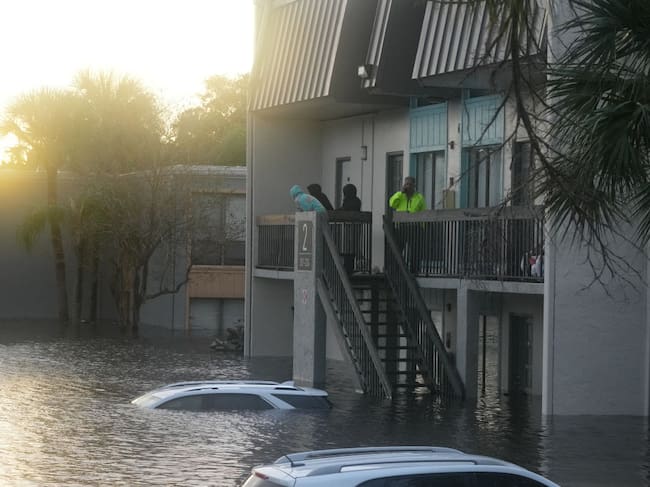 Huracán Milton. I Foto: BRYAN R. SMITH/AFP via Getty Images.