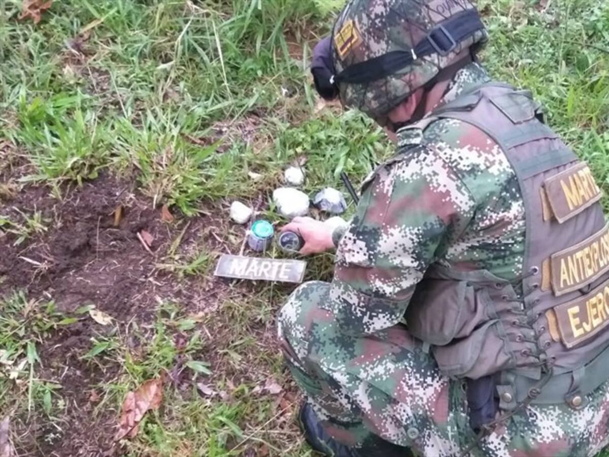 Ejército desactivó explosivos en zona rural de Corinto, Cauca