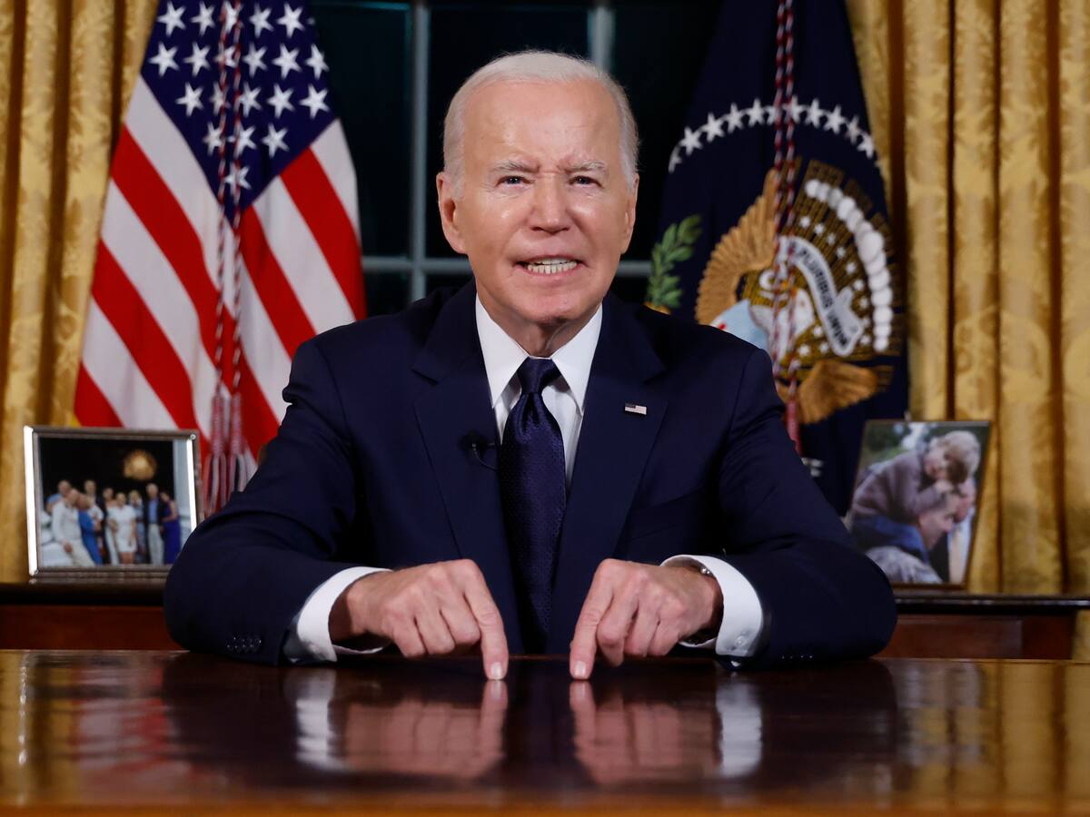 Biden pide al Congreso ayuda militar contra los “tiranos” y “terroristas” de Putin y Hamás