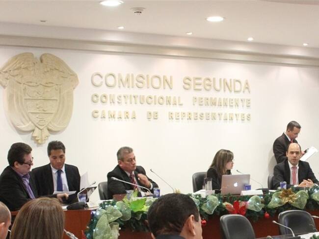 Comisión Segunda de la Cámara. Foto: Colprensa.