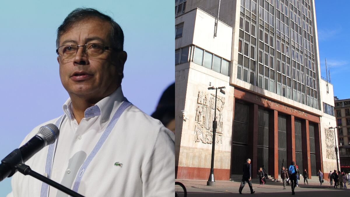 Gustavo Petro - Banco de la República. Fotos: Colprensa.