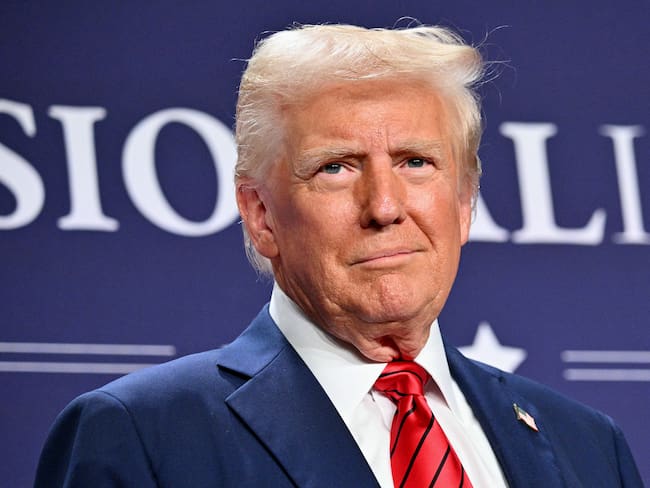 El presidente de Estados Unidos, Donald Trump, en Miami, Florida, el 27 de enero de 2025. (Foto de MANDEL NGAN/AFP vía Getty Images)