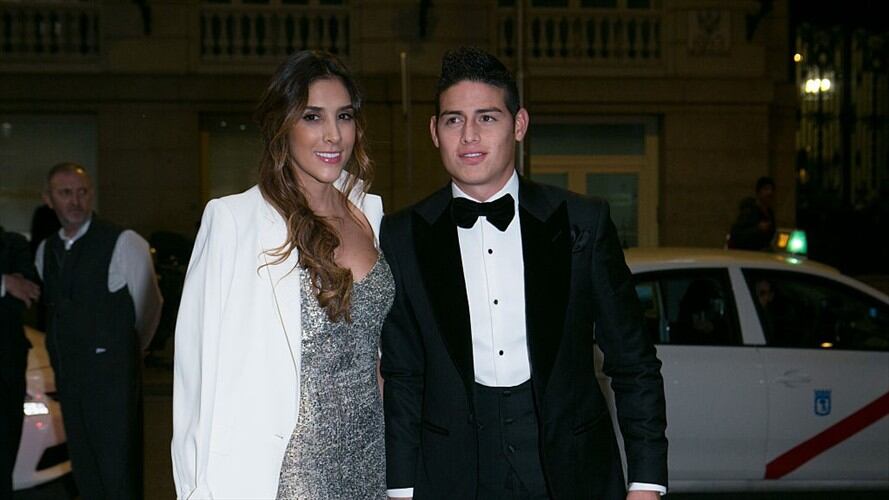 Daniela Ospina y James Rodríguez estuvieron como familia en cumpleaños de su hija. Foto: Getty Images