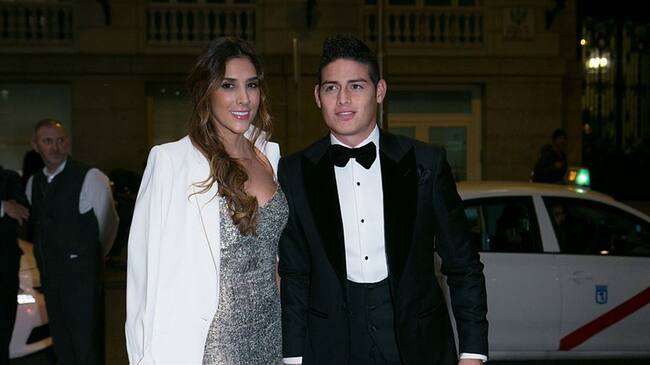 Daniela Ospina y James Rodríguez estuvieron como familia en cumpleaños de su hija. Foto: Getty Images