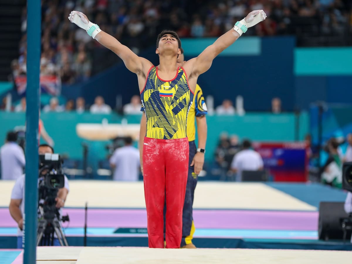 Ángel Barajas clasificó a la final de la barra fija de gimnasia artística en los JJ. OO.