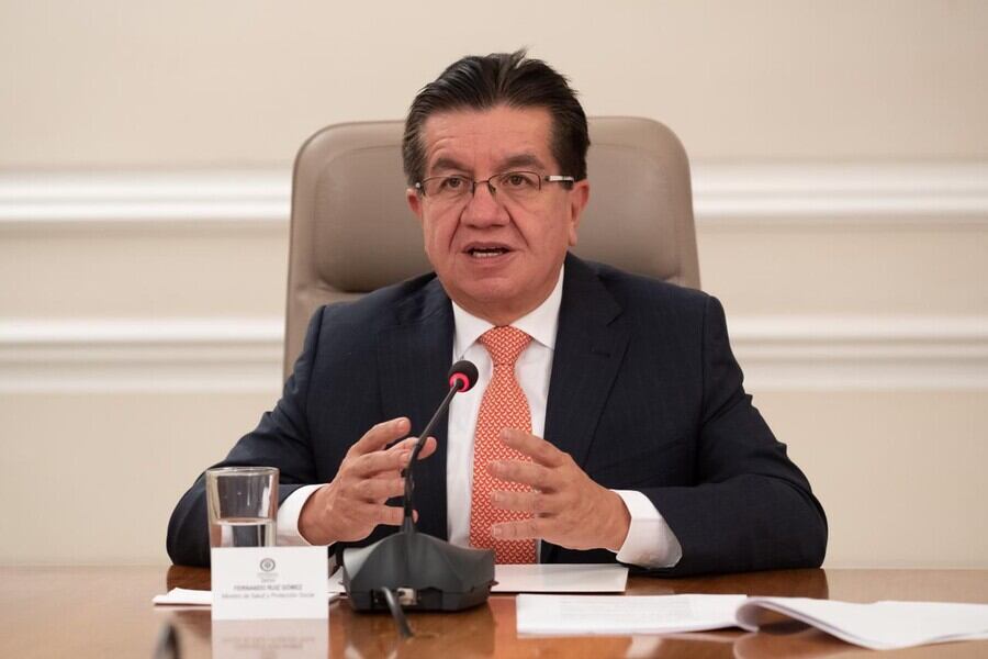 Ministro de Salud, Fernando Ruiz. Foto: Colprensa.