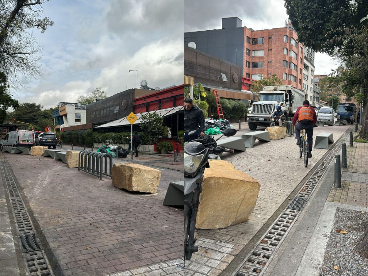 ¿Quién responde por las enormes piedras en la carrera 13 con 85 en Bogotá?