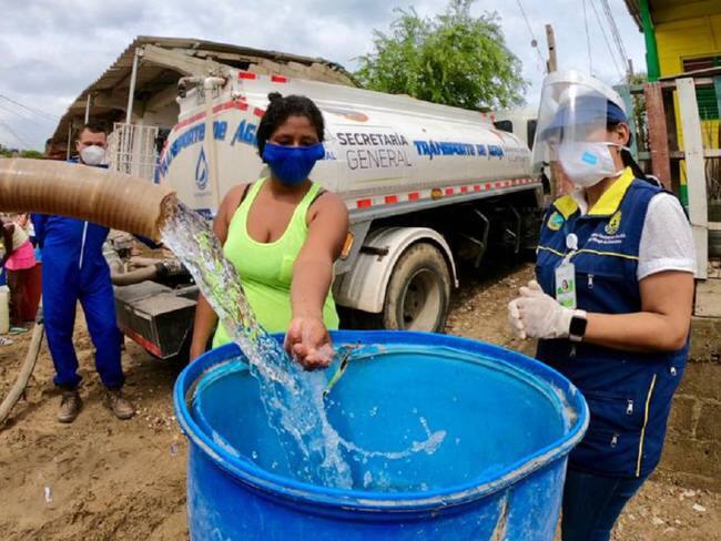 No solamente el Fenómeno de El Niño afecta a los pobladores de Motavita, Boyacá, también la falta en el arreglo de una motobomba que tiene a la comunidad sin agua desde el pasado 26 de diciembre de 2023 / Foto. Suministrada.
