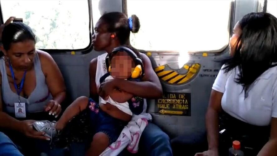 Fuerza Aérea rescató a una bebé en zona montañosa del Cauca . Foto: Cortesía: Fuerza Aérea