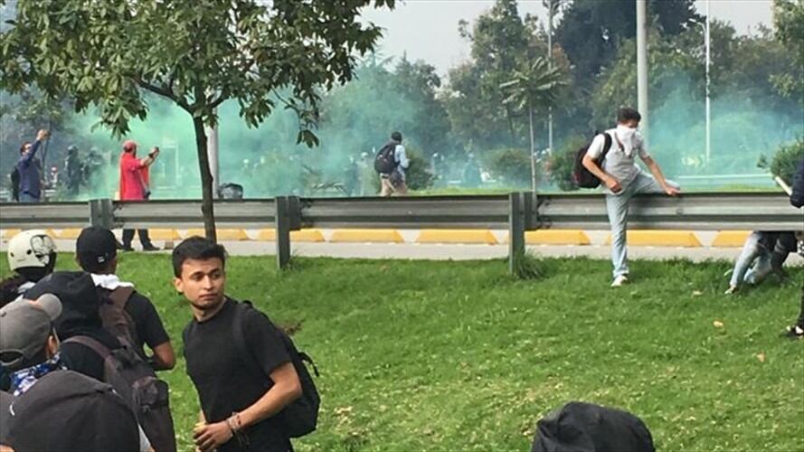 Autoridades reportan 10 capturados durante jornada de paro. Foto: W Radio